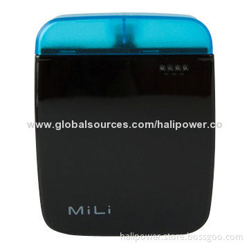 Portable Power Bank 2,200mAh with Lithium Polymer Battery